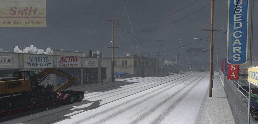 Euro Truck Simulator 2 Snow Mod